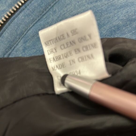 SIMON CHANG NWT ZIPPER DETAILS JACKET SIZE 12 - Picture 9 of 10